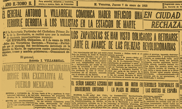 1914 Confederacion Revolucionaria Mexicana