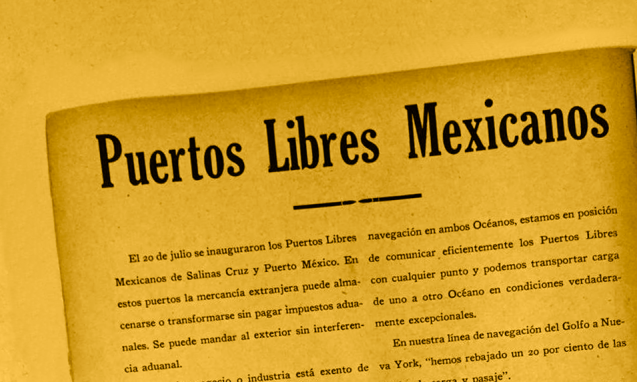 1924 Puertos Libres Mexicanos e Itsmo