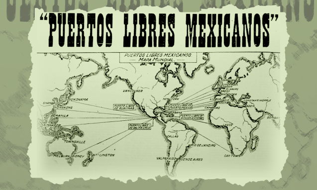 Puertos libres 1924 mapa